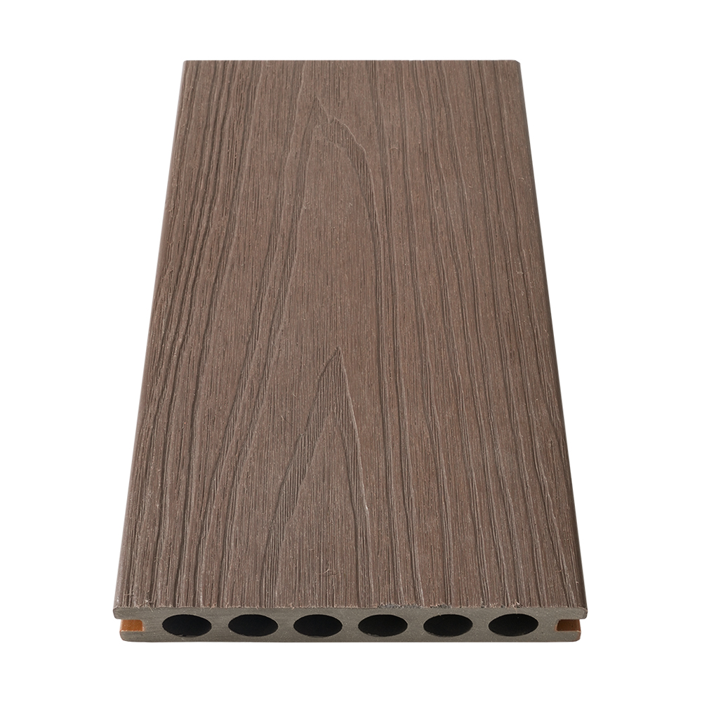 Decking WPC co-extrudé à six trous