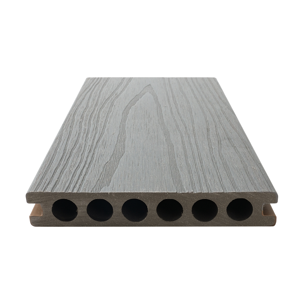Decking WPC co-extrudé à six trous
