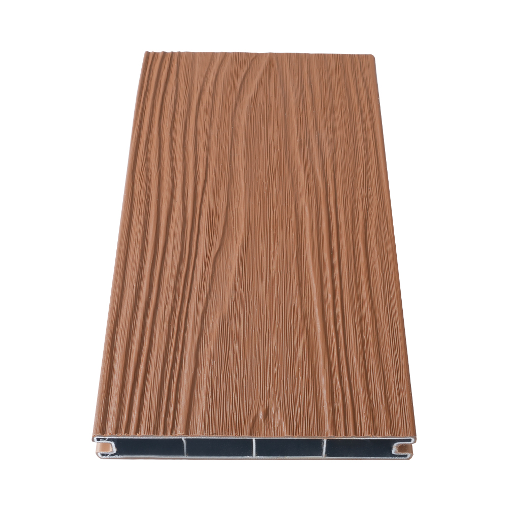 Platelage de coextrusion de plastique en aluminium