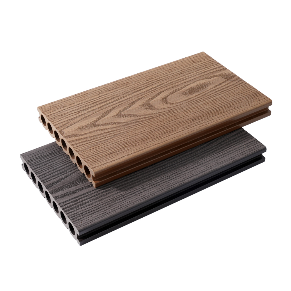 Decking en relief WPC 3D à sept trous